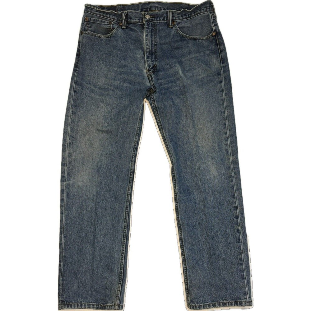 Levis Mens Jeans 505 Straight 38 W x 30 L